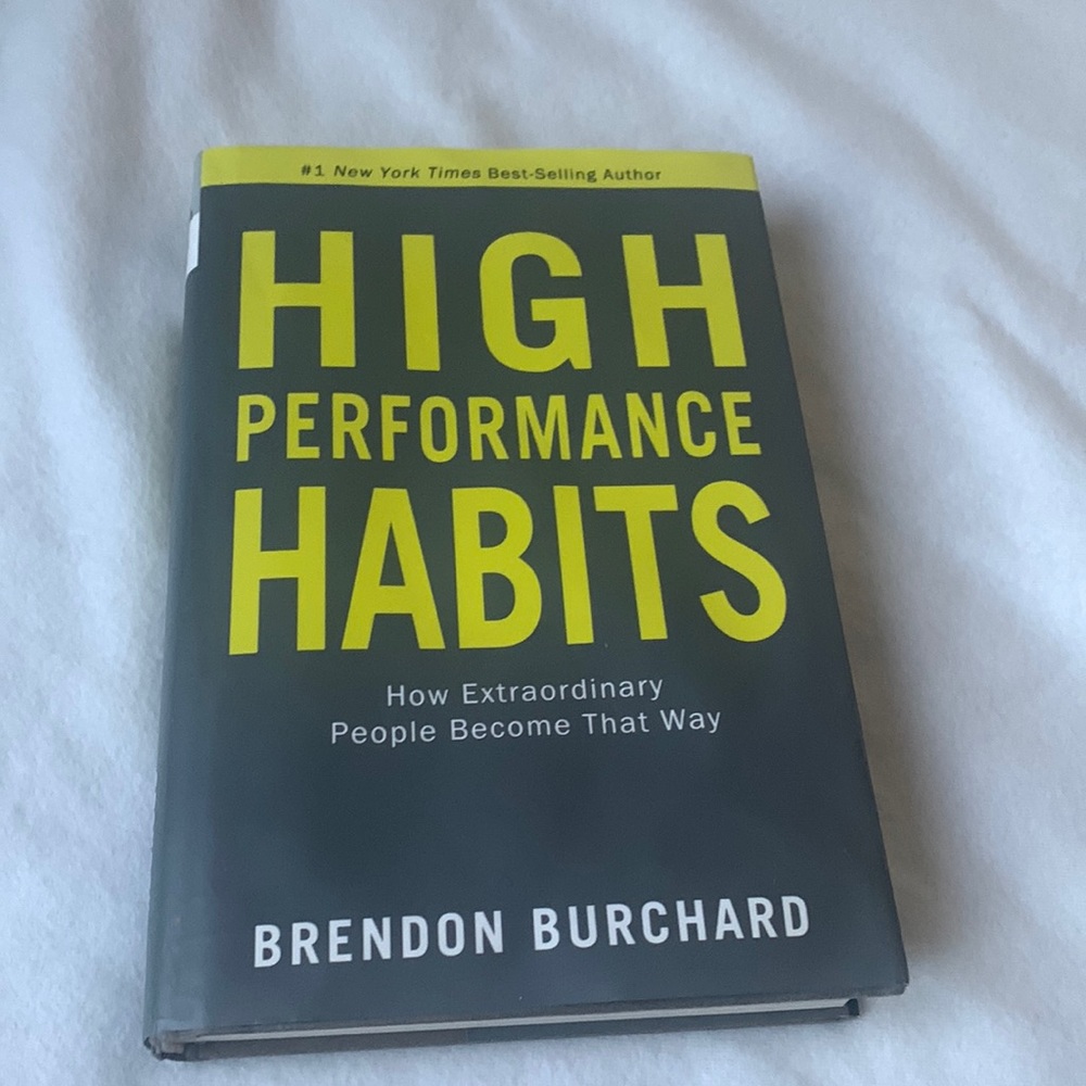 High performance habits book